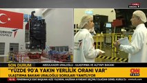 Son dakika... Yerli uydu Türksat 6A, CNN TÜRK'te! Bakan Uraloğlu'ndan özel açıklamalar