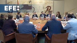 Primera reunión del Gobierno Aragonès tras el varapelo a ERC del 12M