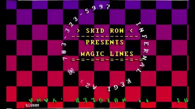 Amiga Cracktro - Magic Lines by Skid Row