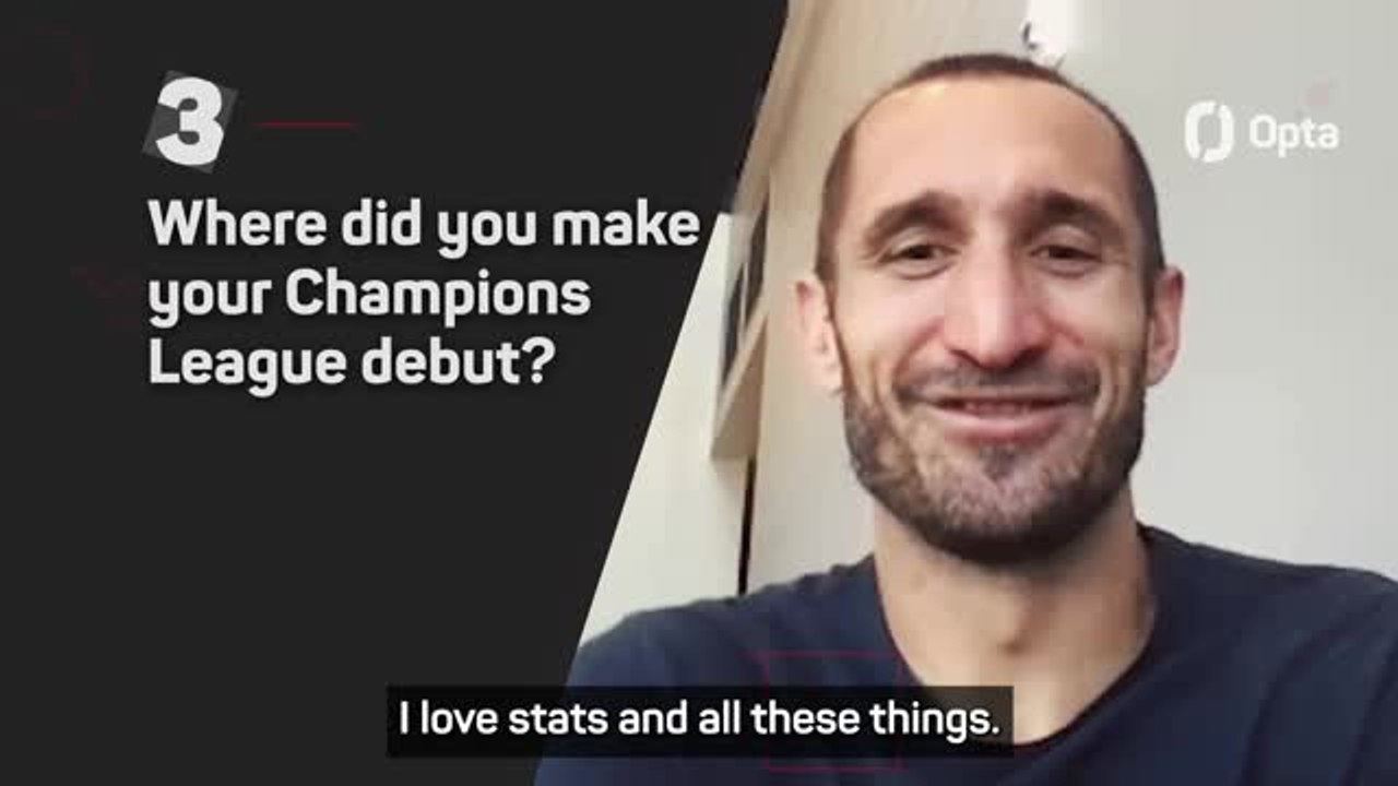 Opta Quiz How well does Chiellini know his career? فيديو