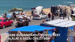 Human Rights Watch: legalább nyolc humanitárius konvojt ért már izraeli csapás a Gázai övezetben