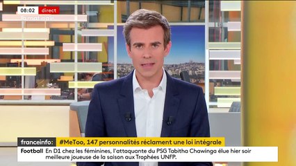 Sept ans après le lancement du mouvement #Metoo, cent personnalités, dont de nombreuses actrices, appellent dans une pétition à une loi intégrale contre les violences sexuelles