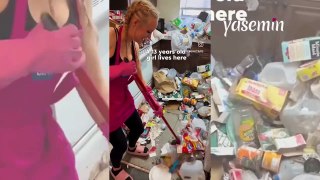 ABD'de gönüllü temizlikçiler bir çöp evi temizledi! Evin önceki hali ağızları açık bıraktı