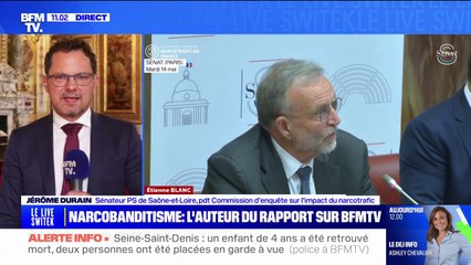 Jérôme Durain, sénateur PS et président de la commission d'enquête sur l'impact du narcotrafic: "Nous pensons que les risques sont immenses"