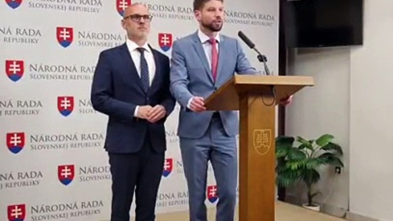 ZÁZNAM: TK hnutia Progresívne Slovensko a strany SaS - RTVS