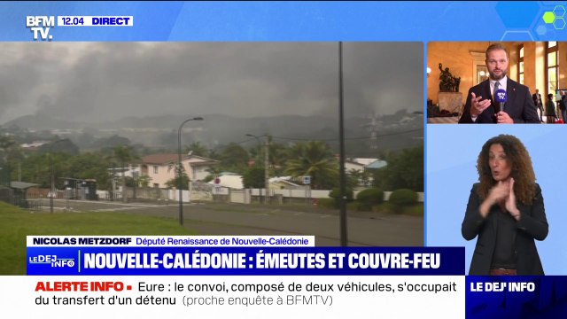 Émeutes: Le couvre-feu n'est pas respecté indique le député Renaissance de Nouvelle-Calédonie