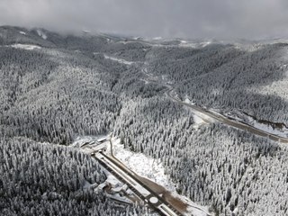 Ilgaz Dağı mayıs ayında beyaza büründü!