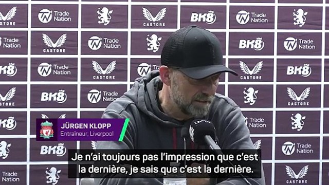 Klopp : “Je n’ai pas l’impression que ce sont mes derniers matches”
