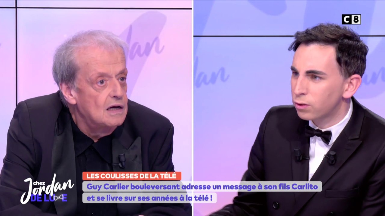 «Il sait que je l'aime» : Guy Carlier évoque ses échecs dans l'éducation de son fils Carlito