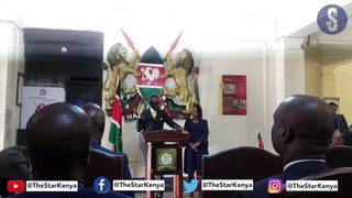 Samson Omwanza sworn in as LSK male representative to JSC