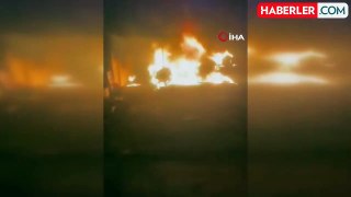 Mardin'de iki trafo ve traktör yakıldı