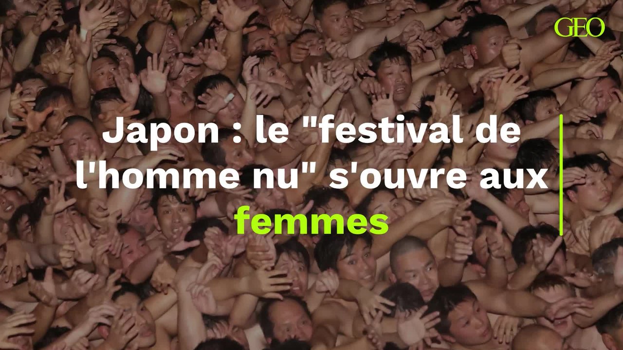 Au Japon, le "festival de l'homme nu" s'ouvre aux femmes pour remédier à la baisse démographique... Mais leur demande de rester habillées