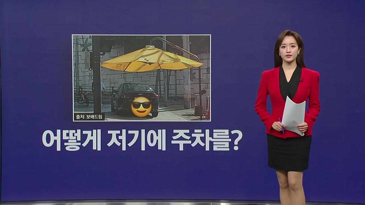 "어떻게 저기에 주차를?"...인도 불법 주차, '앱'으로 신고하세요[앵커리포트] / YTN