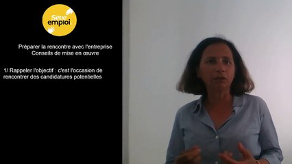 1.5.7 La préparation avec l'employeur
