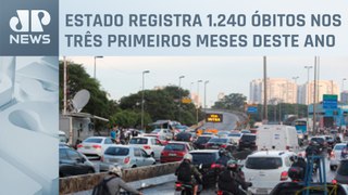 Número de mortes no trânsito sobe 12% no 1º trimestre de 2024 em SP