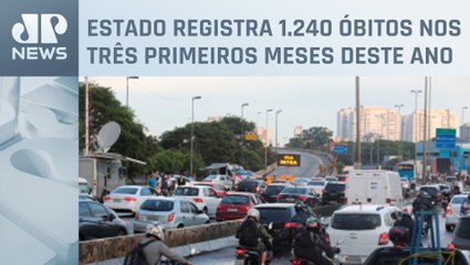 Número de mortes no trânsito sobe 12% no 1º trimestre de 2024 em SP