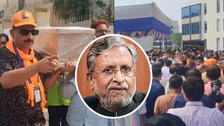 Bihar Former Deputy CM Sushil Kumar Modi Antim Yatra Full Video | Boldsky
