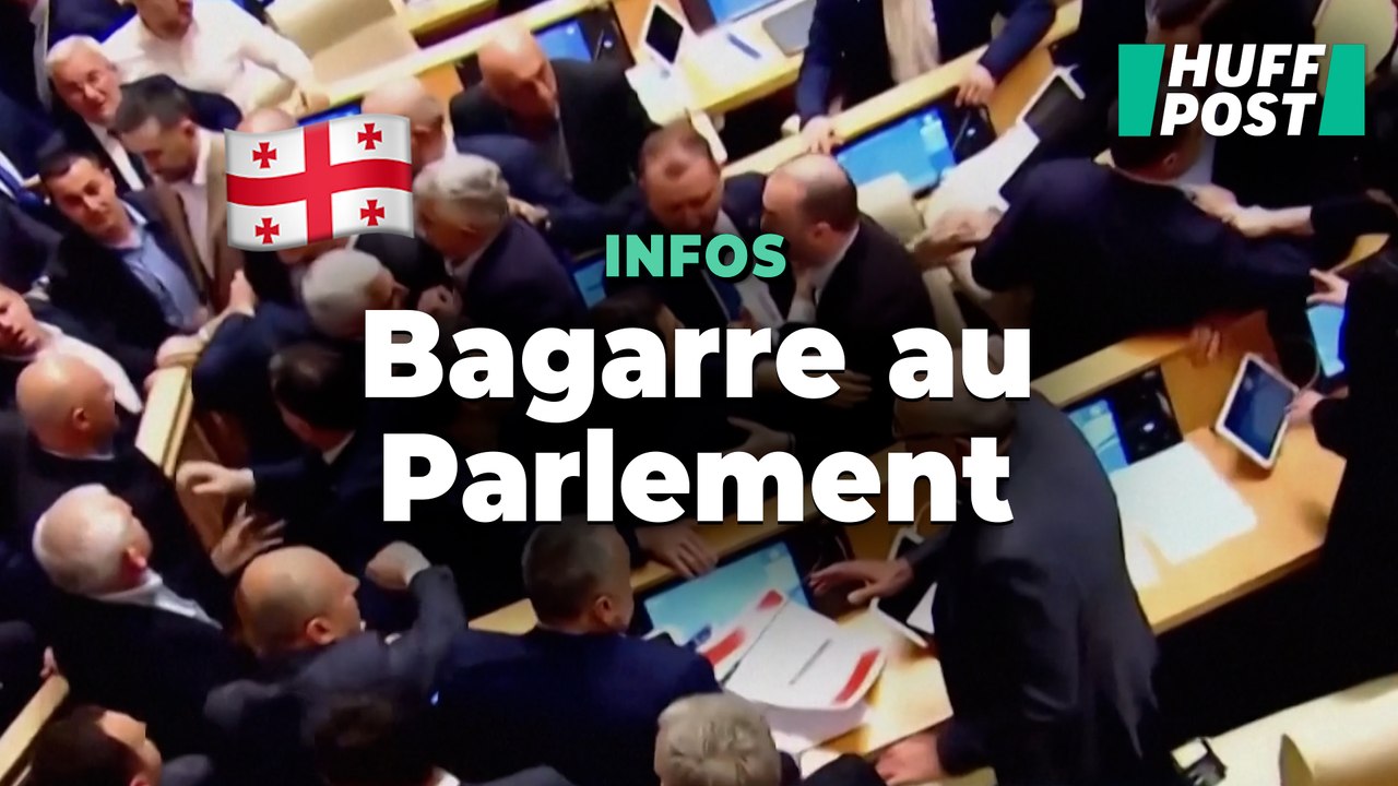En Géorgie, une bagarre éclate au parlement avant l’adoption de la loi sur l’influence étrangère