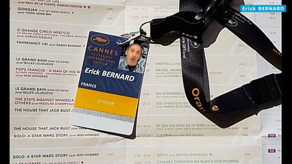 Mon accreditation au Festival de Cannes.