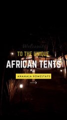 new african tent in anamala homestays