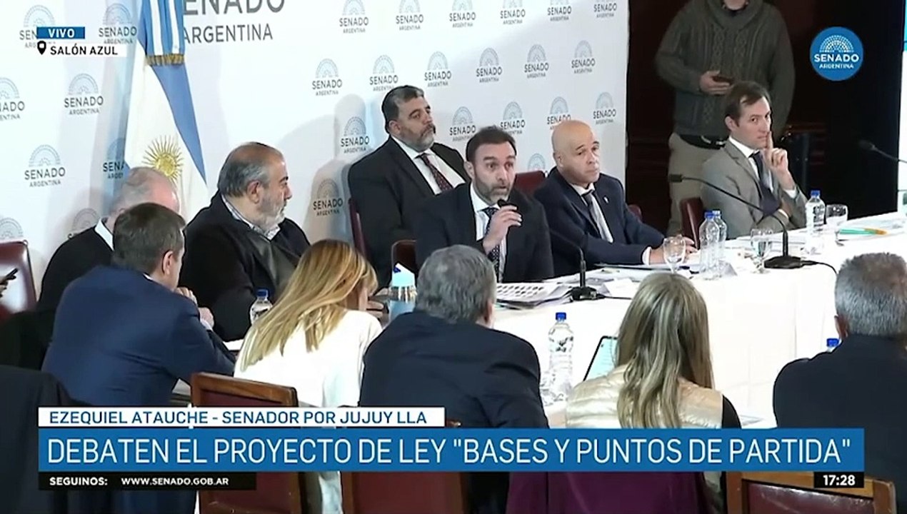 Daer cruce en el Senado con Ezequiel Atauche