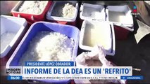 Informe de la DEA sobre el narcotráfico es un 