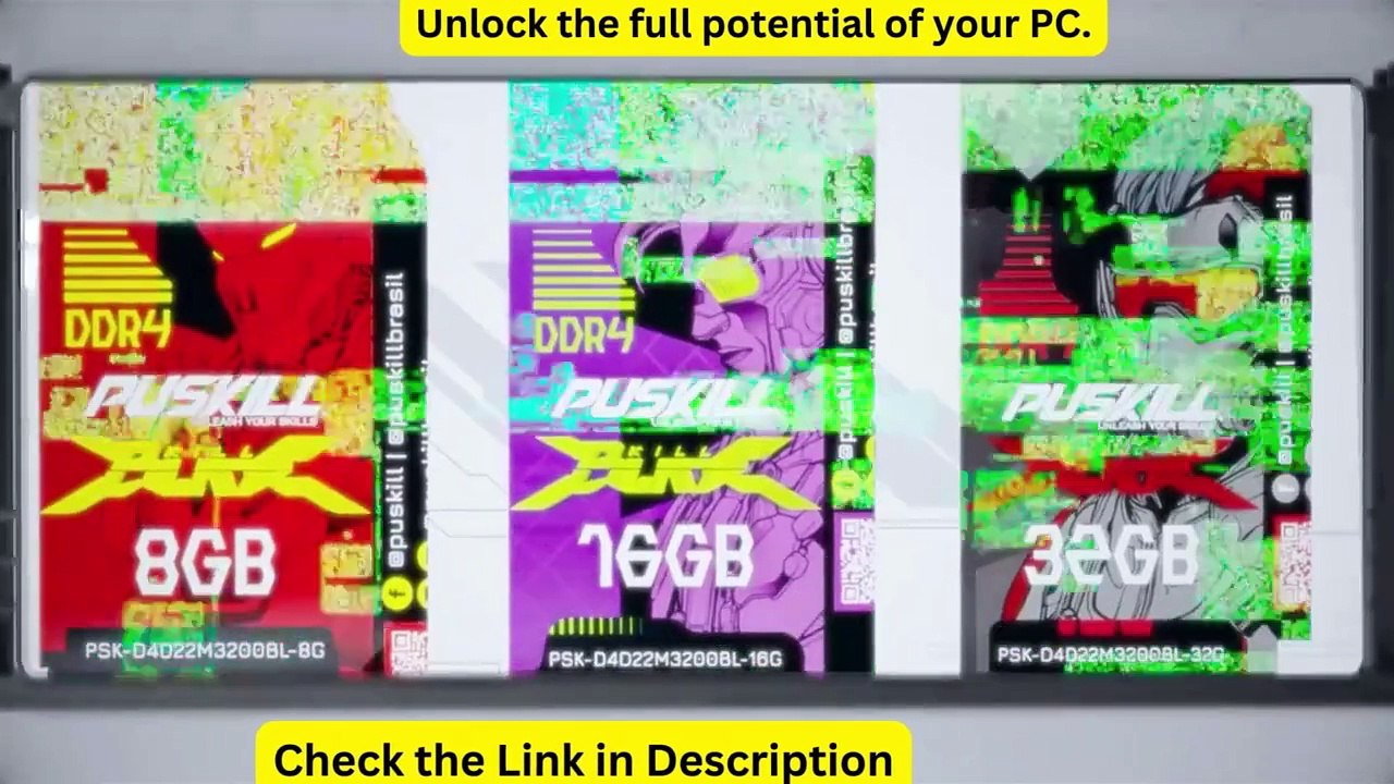 Unlock the full potential of your PC.PUSKILL Killblade DDR4 32gb 16gb 8gb RAM 1 2V 3200mhz 2666mhz
