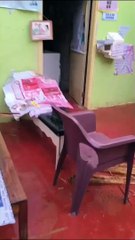 Lluvias y viento dañan centro de salud en Copán