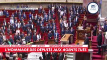 La minute de silence de l'Assemblée nationale en hommage aux deux agents pénitentiaires tués lors d'une attaque