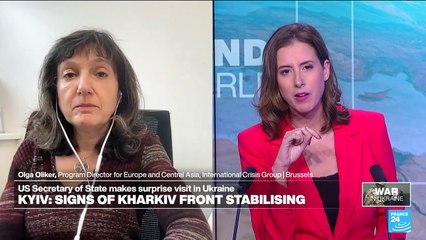 Blinken in Kyiv says US arms will make a difference as Ukraine reels from a new Russian offensive