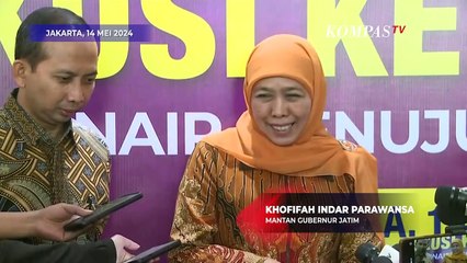 Download Video: Ngaku Nyaman dengan Emil Dardak Maju Pilgub Jatim, Khofifah: Saya Harap 4 Parpol Kompak