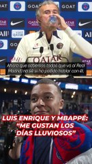 Así responde Luis Enrique cuando le preguntan por Mbappé