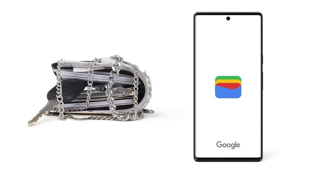 Google zeigt, warum google wallet viel praktischer und sicherer ist als ein echtes portemonnaie