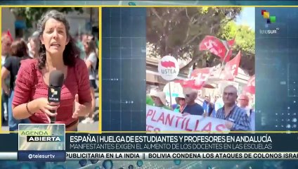 Huelga estudiantil y docente en Andalucía por mejoras en la educación