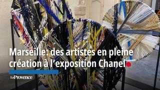 Marseille: des artistes en pleine création à l'exposition Chanel