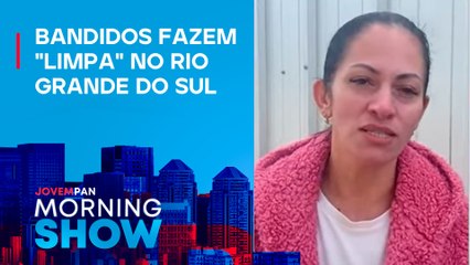 Comerciante que teve LOJA ROUBADA no RS: “Escreveram ‘PAZ’ nas prateleiras”