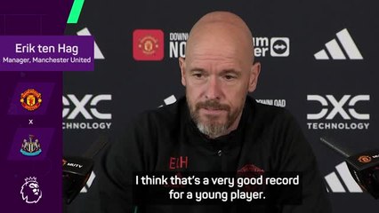 Ten Hag calls for patience with Hojlund