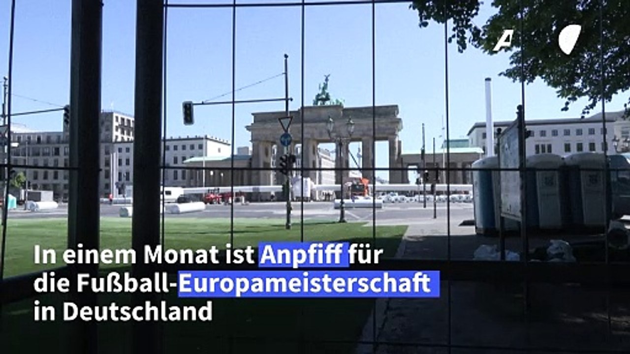 Größte EM-Fanmeile Deutschlands entsteht in Berlin
