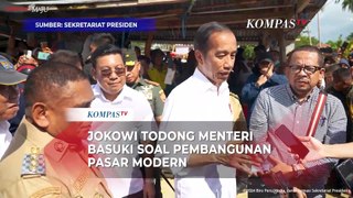 Saat Jokowi Minta Pak Bas Soal Pembangunan Pasar, Sebut Dilanjutkan Pemerintahan Prabowo-Gibran