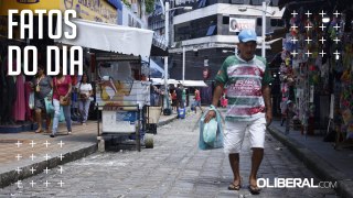 Movimento no centro comercial de Belém deve melhorar com revitalização, dizem comerciantes