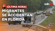 ¡Última Hora! Autobús con migrantes se accidenta en Florida