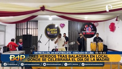 Sangrienta fiesta del Día de la Madre: exfutbolista resulta herido tras ataque de sicarios en Cercado de Lima