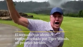 Tornado en campo de golf