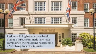 'It's too much' say residents at London mansion block hosting more tourists than Ritz