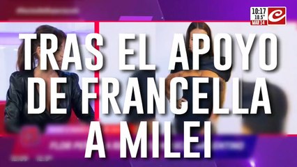 Florencia Peña defendió a Francella por su apoyo a Milei