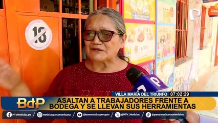 Asaltan a cerrajeros mientras descansaban frente a bodega: se llevaron S/5000 en herramientas