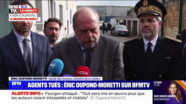 Attaque du fourgon pénitentiaire: La nation est en deuil, la république a été gravement attaquée , affirme Éric Dupond-Moretti