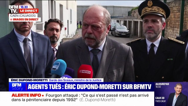 Attaque du fourgon pénitentiaire: Ce drame absolu nous oblige déclare Éric Dupont-Moretti