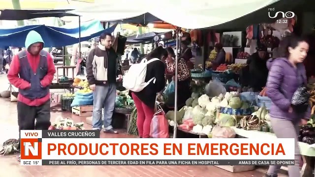 Productores de los Valles cruceños en emergencia