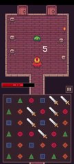 Match and Rogue apart 2 gameplay scrol titled game pixellab pixel games